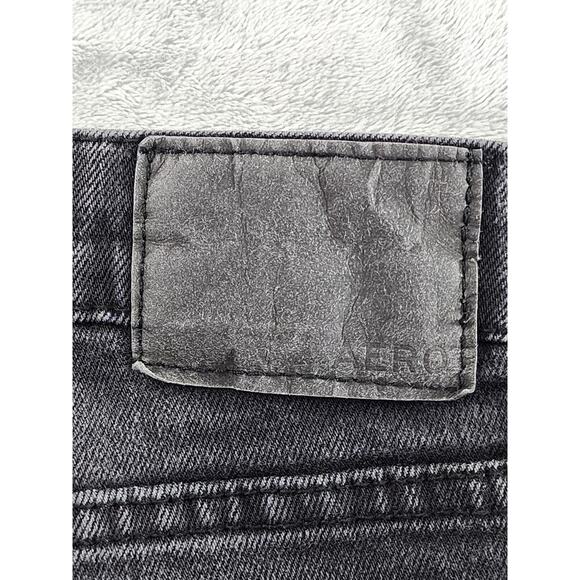 Aeropostale Slim Premium Air Jean Size 29/30 Washed Black Stretch Denim Skinny - Picture 6 of 14